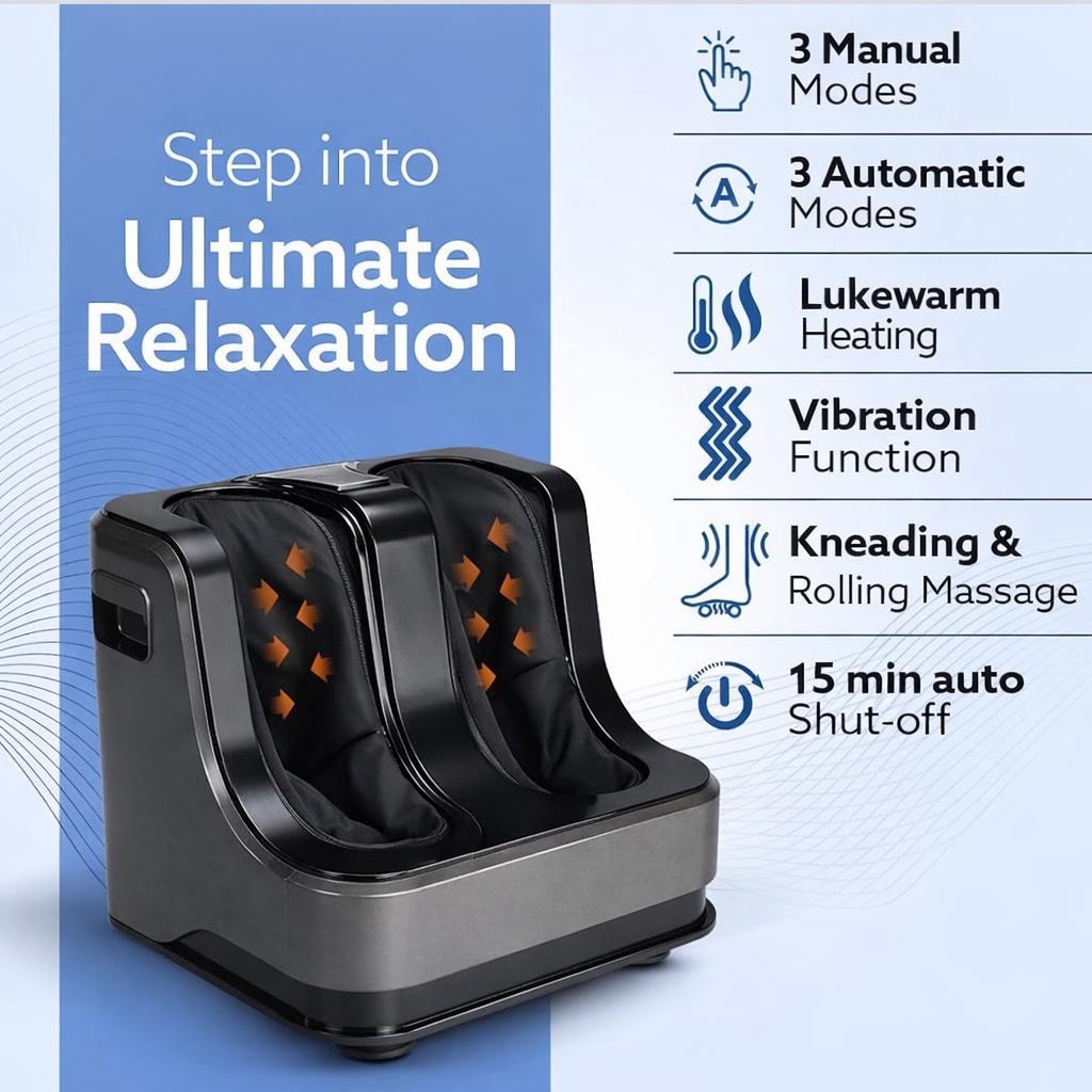 Leg & Foot Massager | Pain Relief & Deep Relaxation