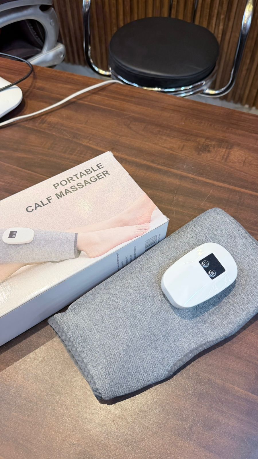 Portable Calf Compression Massager™  Targeted Compression • Soothing Heat • Everyday Recovery
