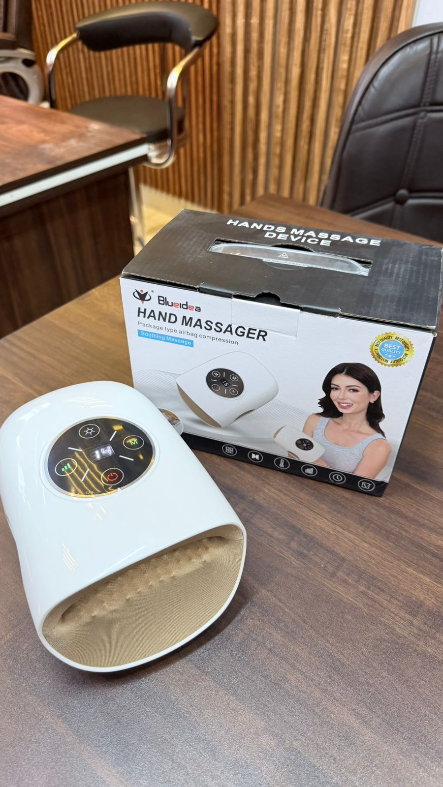 Smart Hand Compression Massager™  Air Compression • Heat Therapy • Deep Relaxation